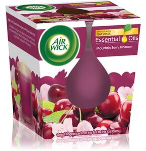 Air Wick Essential Oil Mountain Berry Blossom mirisna svijeća 105 g