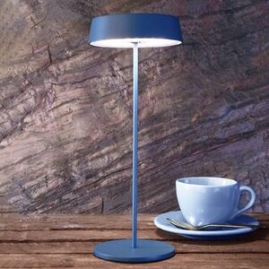 Miram LED stolna lampa na baterije, prigušiva, plava