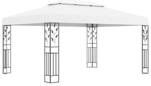 Sjenica s dvostrukim krovom 3 x 4 m bijela - Bijela / N/A