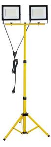 LED Reflektor sa stalkom TIGRA 2xLED/100W/230V 4000K IP54 crna/žuta