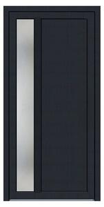 Ulazna vrata Bern KF93 (1.000 x 2.100 cm, Smjer otvaranja: Desno, Antracit)