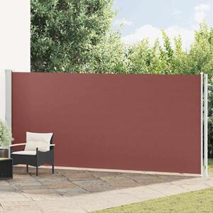 Uvlačiva bočna tenda za terasu 180 x 600 cm smeđa - Smeđa / 180 x 600 cm