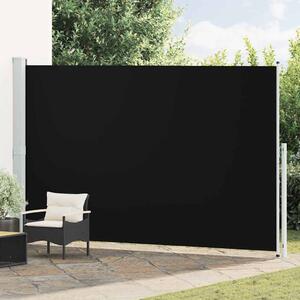 Uvlačiva bočna tenda za terasu 220 x 500 cm crna - Crna / 220 x 500 cm