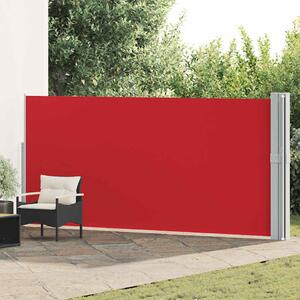 Uvlačiva bočna tenda za terasu 170 x 1200 cm crvena - Crvena / 170 x 1200 cm