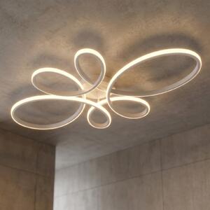 Trio Lighting Fly LED stropna svjetiljka, mat bijela, 4000 K, 83 cm x 45 cm, prigušiva, Bijela, Dnevni boravak/blagovaonica, Metal