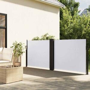 Bočna tenda na uvlačenje bijela 120x1200 cm - Bijela / 120 x 1200 cm