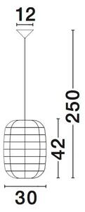 MELODY VISILICA E27 /IP20/RATAN NL9586766