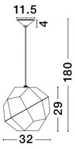 FOGGIA VISILICA E27 /IP20/ZLATNA NL82148732