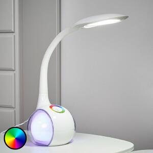 Fleksibilna LED stolna lampa Paula, bijela