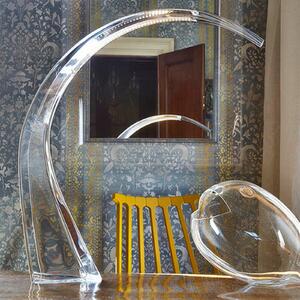 Kartell LED stolna lampa Taj, prozirna, 62 cm, plastika
