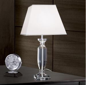 Orion LA 4-1207 - Kristalna stolna lampa POKAL 1xE27/60W/230V bijela/prozirna
