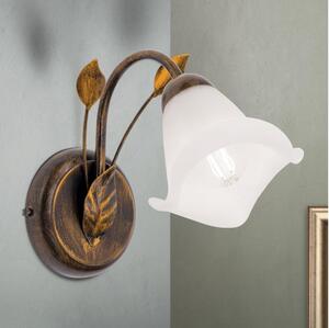 Orion WA 2-1372/1 - Zidna lampa SISI 1xE14/40W/230V bronca/patina