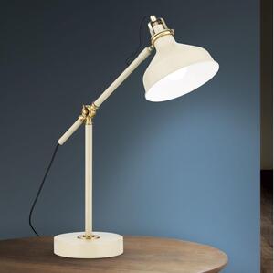 Orion LA 4-1222/1 - Stolna lampa SCHILLER 1xE27/40W/230V krem/bronca