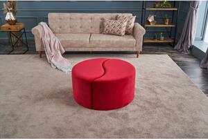 Atelier Del Sofa Tabure, Crvena, Alis Puf - Red