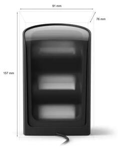 PHILIPS HUE zidna LED svjetiljka WALL WASHER 2-PACK BLACK 8720169385993