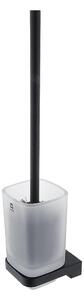 NIMCO MAC 29094CN-90 - Zidna četka za WC MAYA mat staklo/mat crna