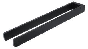 NIMCO MAC 29098-90 - Zidni držač ručnika MAYA 37 cm mat crna