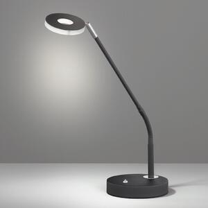 Dent LED stolna svjetiljka, dimabilna, CCT, 6W, crna