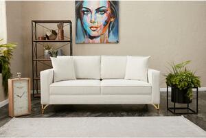 Atelier Del Sofa Dvosjed, Krem Zlato, Berlin - Cream, Gold