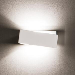 Zidna lampa Zig Zag bijela 26 cm