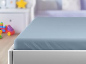 Nepropusna plahta JERSEY 70x140 cm svjetloplava