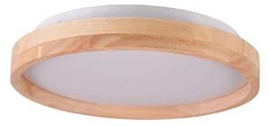 LED Stropna svjetiljka za kupaonicu JANUSZ LED/12W/230V pr. 27 cm IP44 hrast