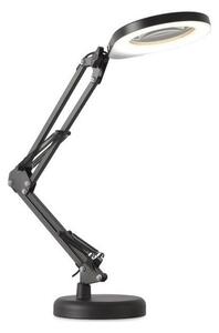 LED Prig. stolna lampa s povećalom 2u1 AURIQ LOUPE LED/10W/5V 3000/4000/6500K crna