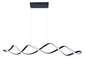 LED Luster na sajli INFINITO LED/43W/230V crna