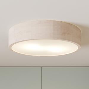 Envostar Stropna lampa Kerio, Ø 37 cm, bijela, prigušiva, Bijela, Dnevni boravak/blagovaonica, Drvo