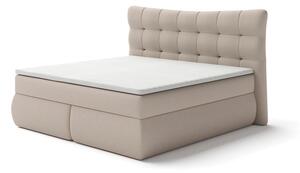 Boxspring krevet s madracima i topperom SOFIA 180x200 cm bež