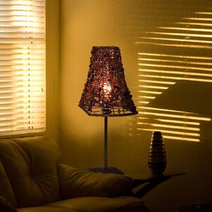 Stolna lampa Bella s četvrtastim sjenilom/bazom