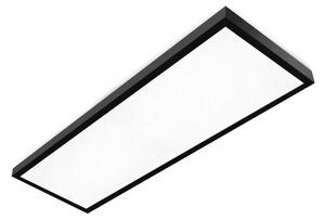 LED Nadgradni panel BRISBANE LED/36W/230V 4000K 29,5x119 cm crna