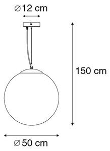 Moderna viseća svjetiljka bakar 50 cm - Lopta