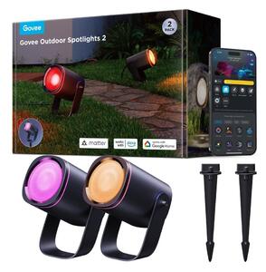 Govee - LED RGBWW Prigušivi reflektor LED/12W/230V IP67 2700-6500K Wi-Fi
