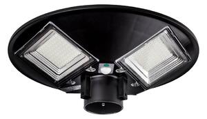 LED Solarna ulična svjetiljka sa senzorom LED/15W/6V 6500K IP65 crna + DU
