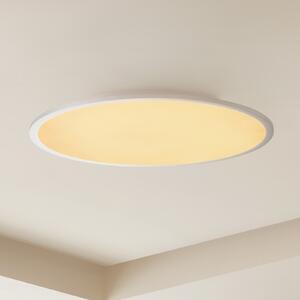 Lindby LED stropna svjetiljka Narima, CCT, Ø 60 cm, srebrna