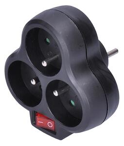 Solight P99B - Razdjelnik utičnica 3x10A/230V