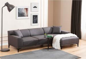 Atelier Del Sofa Kutna garnitura, Antracit, Petra R Corner - Anthracite