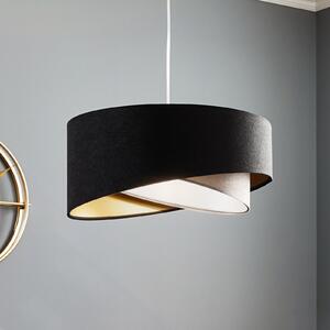 Vivien velur viseća lampa crna/siva/srebrna/zlatna
