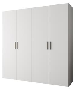 Zondo.hr Ormar za garderobu 200 cm Borry 1 (bijela + srebrna). Akcija -19%. 1125770