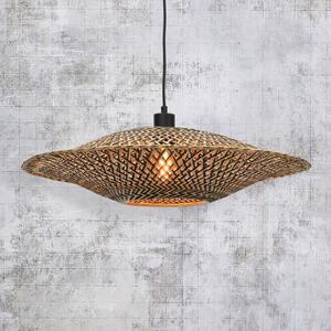 Good & Mojo GOOD MOJO Bali viseća lampa od bambusa, Ø 60 cm, prigušiva, Drvo, Dnevni boravak/blagovaonica, Bambus