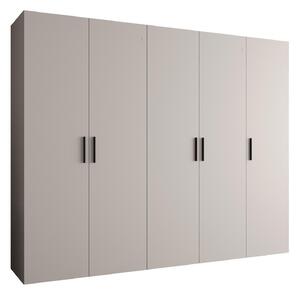 Zondo.hr Ormar za garderobu 250 cm Borry 1 (kašmir + crna). Akcija -20%. 1125786