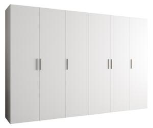 Zondo.hr Ormar za garderobu 300 cm Borry 1 (bijela + srebrna). Akcija -19%. 1125792