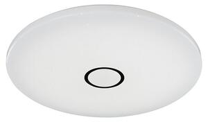 Tween Light Okrugla stropna LED svjetiljka Skyler Star (22 W, Ø x V: 54 x 7 cm, Bijele boje, Opal, Raznobojno)