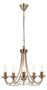 Luster na lancu MUZA 5xE14/40W/230V