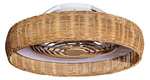 LED stropni ventilator Kilimanjaro, CCT, ratan
