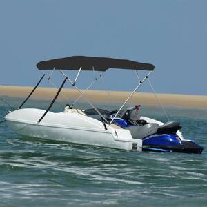 Tenda bimini s 4 luka crna 243x244x137 cm - Crna / 243 x 244 x 137 cm