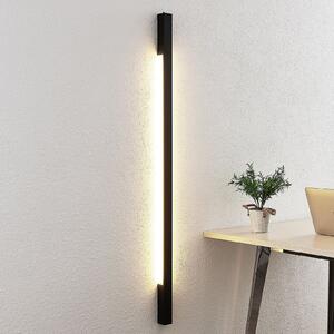 Arcchio Archio Ivano LED zidna svjetiljka, 130 cm, crna, Crno, Područje hodnika, Aluminij