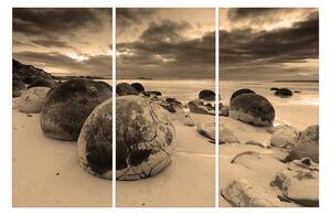 Slika na platnu - Kamenje na plaži 107FB (90x60 cm )