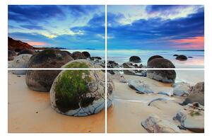 Slika na platnu - Kamenje na plaži 107D (150x100 cm)
